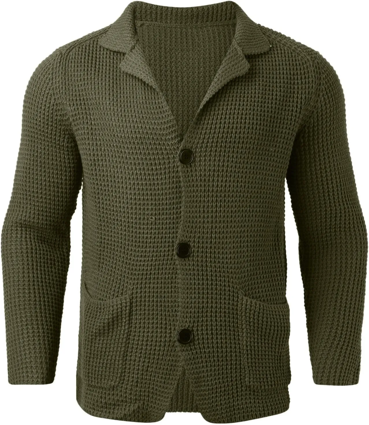Mens Cardigan Sweater Cable Knit V Neck Button up Sweaters 2024 Winter Soft Warm Ribbed Cardigan Sweater Jacket with Pockets