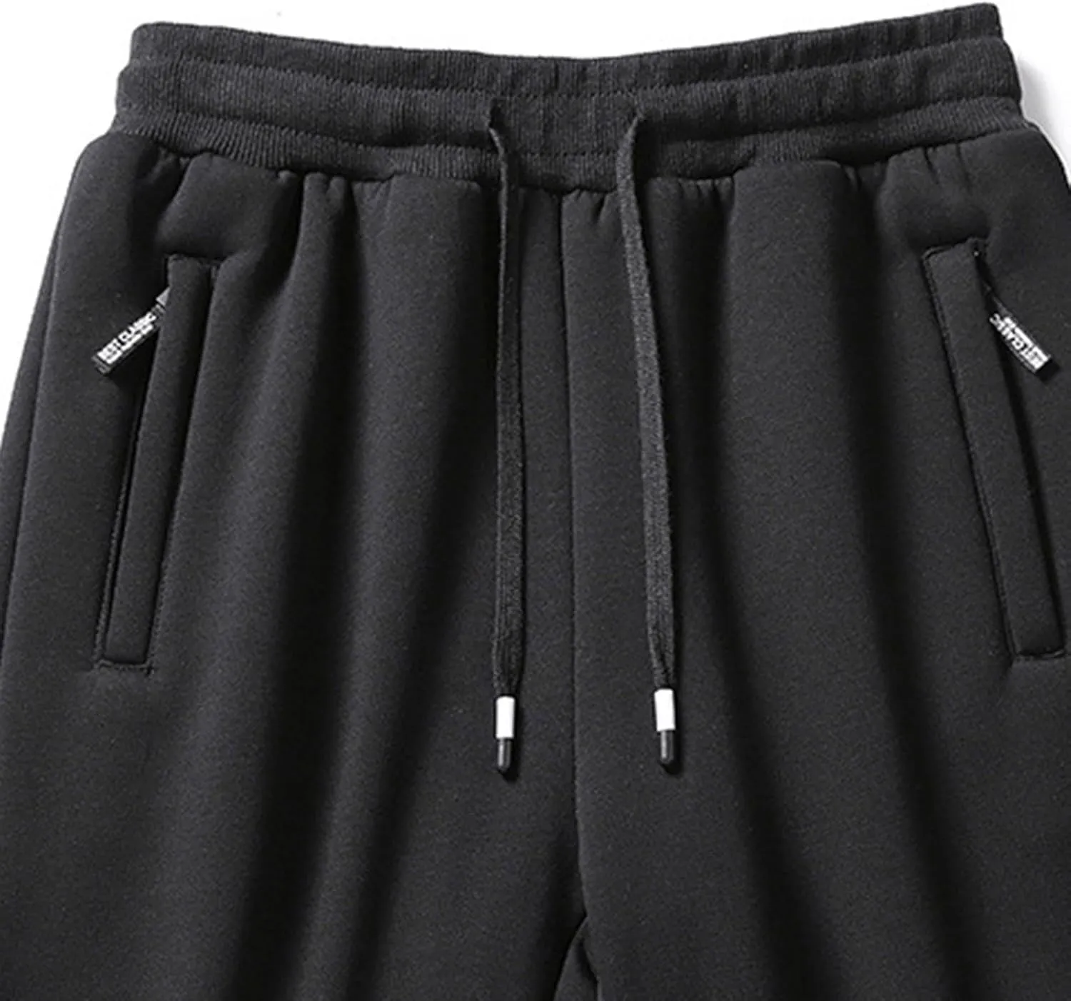 Mens Casual Cotton Sweatpants Drawstring Joggers Running Workout Gym Track Golf Pants Outdoor Hiking Trousers