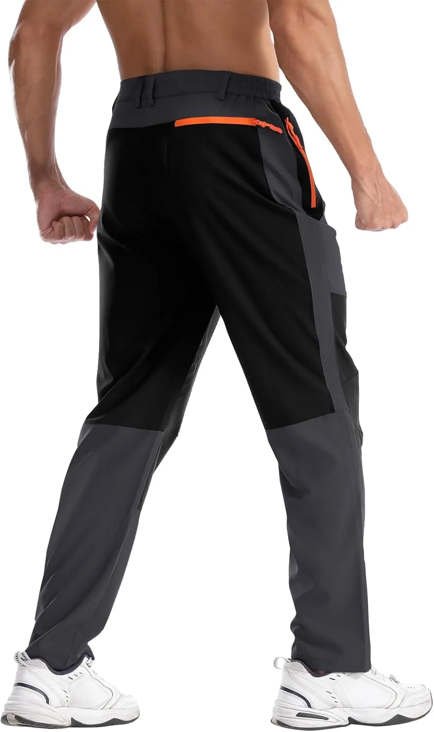 Men's Hiking Pants Lightweight Cargo Pants Quick Dry Water Resistant Outdoor Pants for Work Fishing Climbing