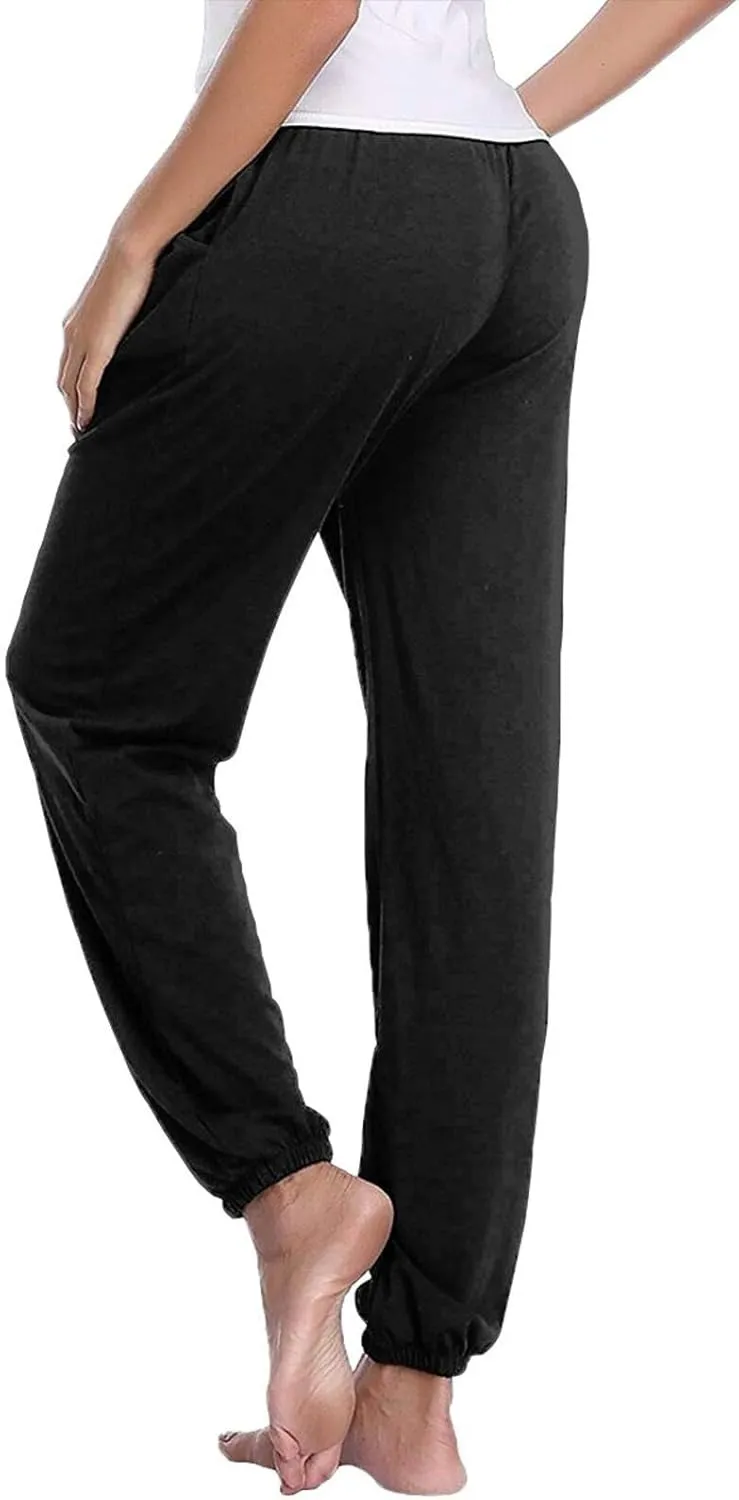 No.1 Women's Active Sweatpants Workout Joggers Pants Lounge Sweat Pants with Pockets