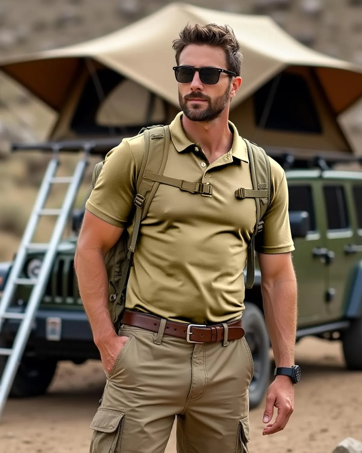 NY Threads Mens Polo Shirt Short Sleeves Quick Dry Performance Tactical Pique Jersey Golf Shirt