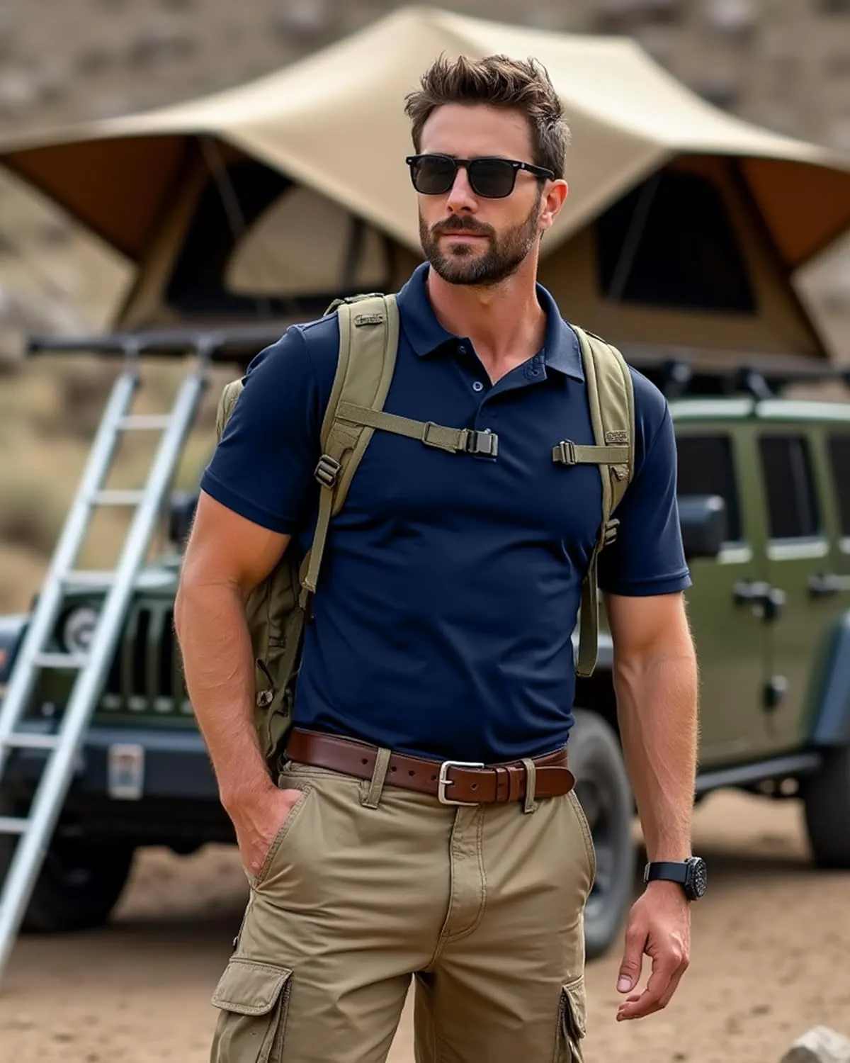 NY Threads Mens Polo Shirt Short Sleeves Quick Dry Performance Tactical Pique Jersey Golf Shirt