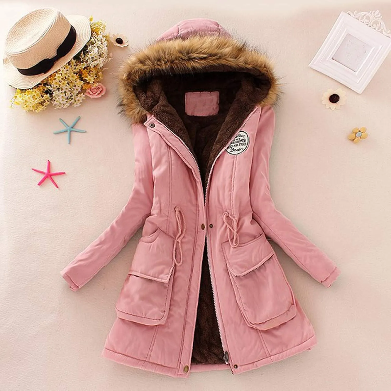OIOLOYJM Womens Fall Fashion 2023 Winter Trench Coats Casual Fuzzy Fleece Sherpa Jackets Hoodies Pullover Plus Size Jackets