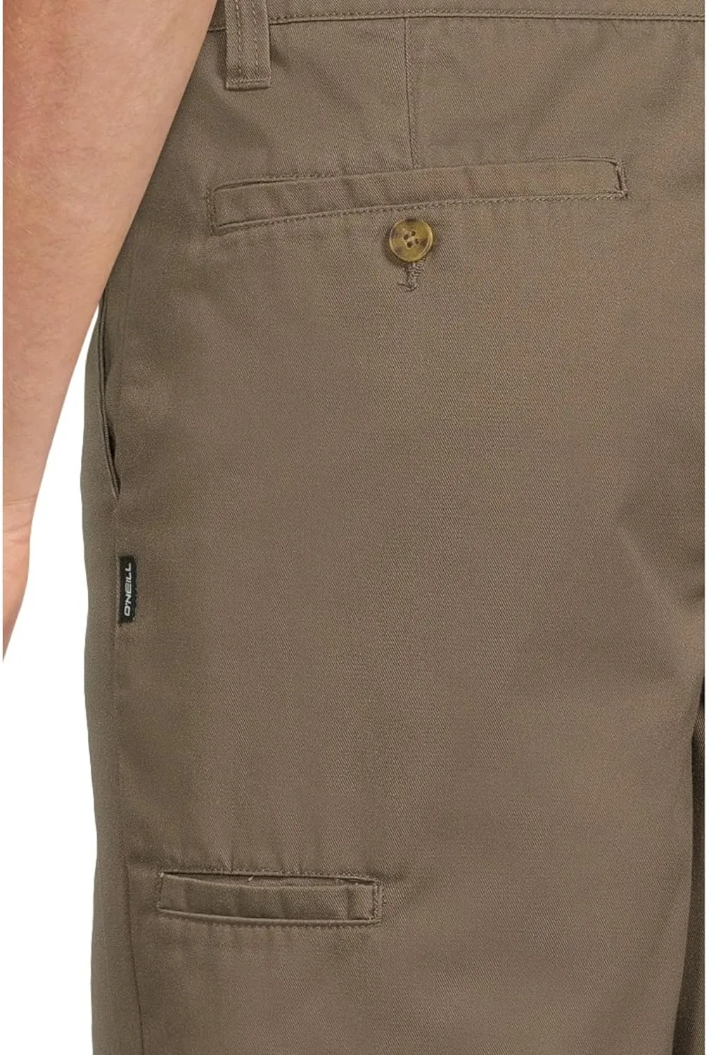O'NEILL Men's Khaki Shorts -Stretch 22 Inch Outseam Chino Shorts Men-Classic Shorts for Men-Comfortable and Versatile