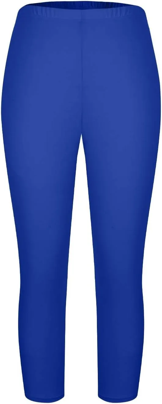 Plus Size Capri Leggings for Women High Waist Tummy Control Stretchy Workout Yoga Pants Casual Summer Capri Pants