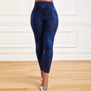 Plus Size Hip Leggings for Women Clothing 2023 Autumn Winter Elastic Waist Pants Oversized Female Sports Outdoor Sexy Wearing