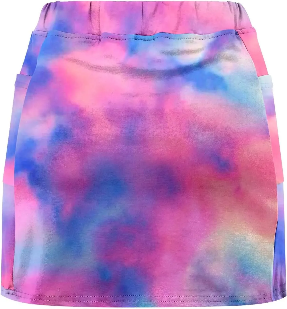 Plus Size Skorts for Curvy Women Summer Tummy Control Athletic Short High Waist Loose Casual Outfits with Pockets