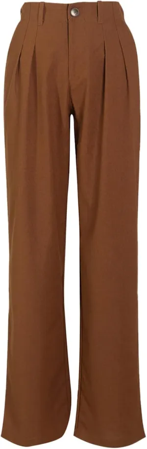 PTOLOCIF Womens Casual Cotton Linen Pants Wide Leg Casual Palazzo Pants Cotton Linen Lounge Beach Summer Pant with Pockets
