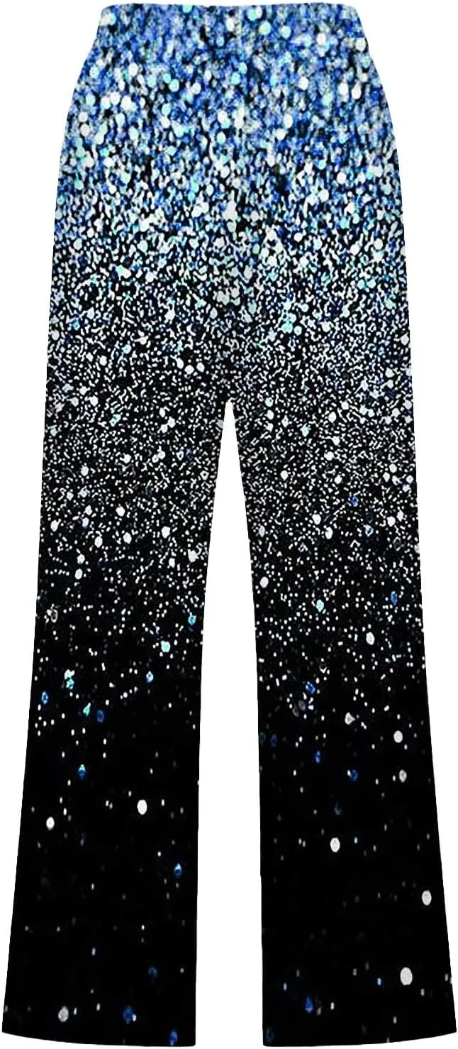 PTOLOCIF Womens Cotton Linen Pants Drawstring Back Elastic Waist Pants High Waist Casual Lounge Trousers with Pockets