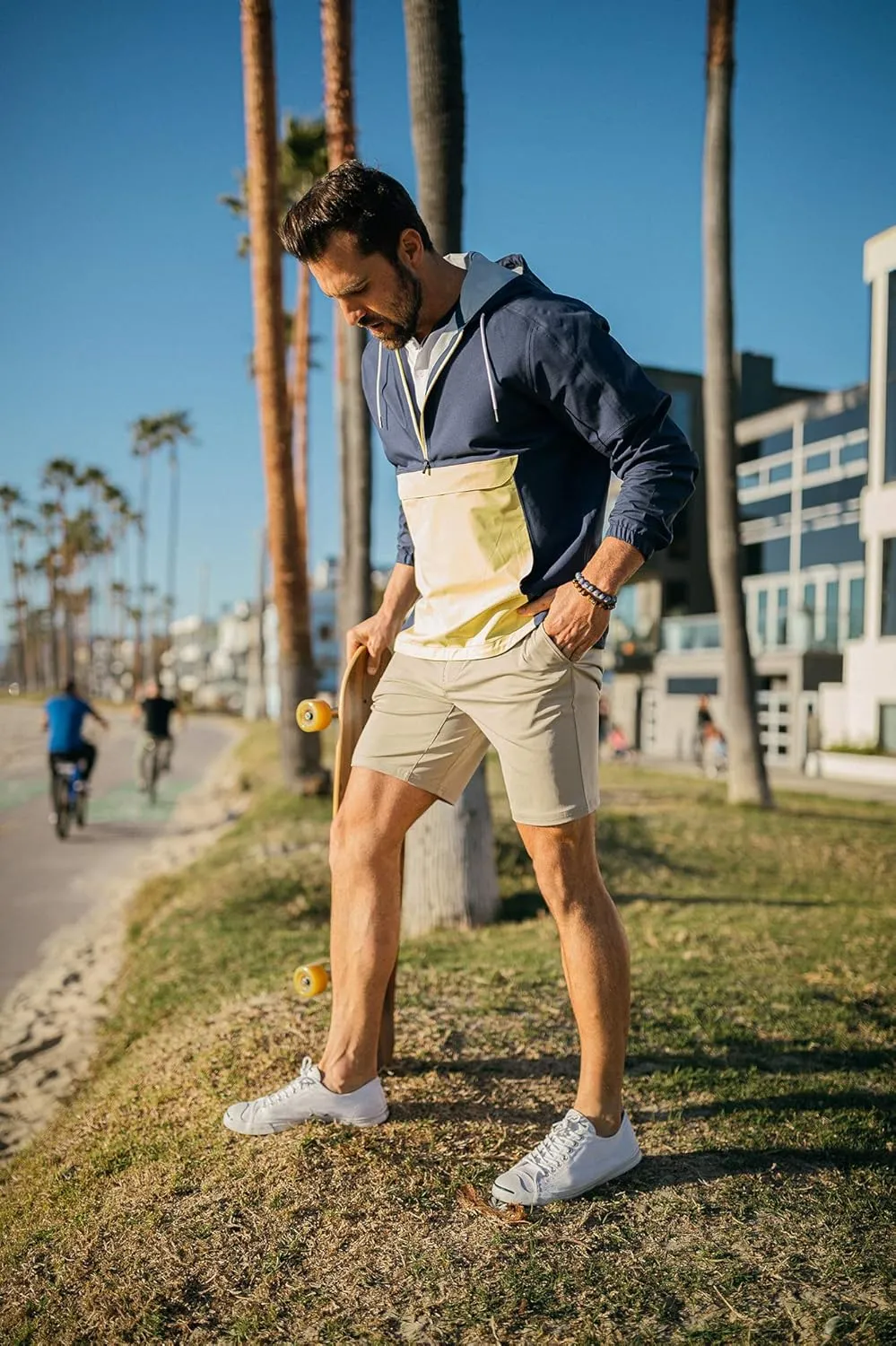 Rhone Commuter 7" Mens Shorts, Stretch Fabric Golf Shorts for Men, Flat-Front Mens Khaki Shorts, Wrinkle Resistant