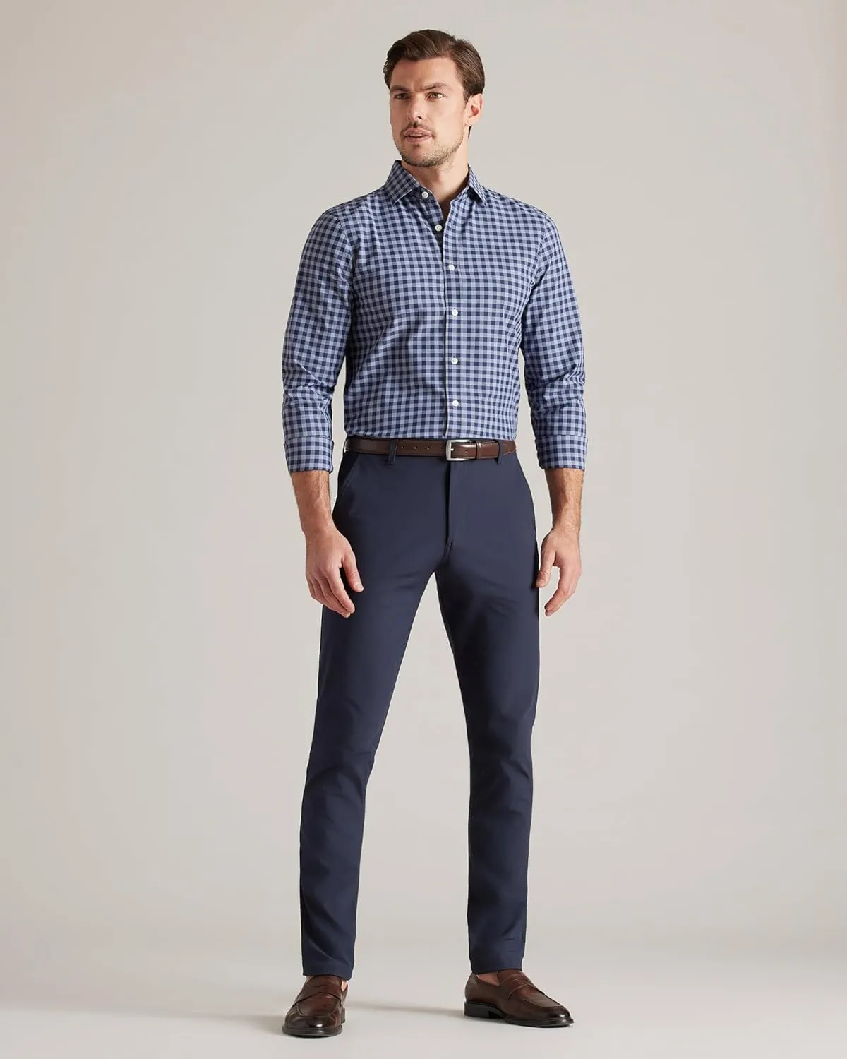 Rhone Men's State of Mind Shirt, Slim Fit Button Down Shirt, Performance Fabric, Anti Odor