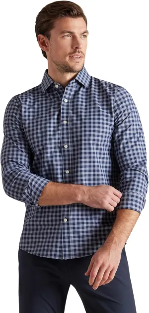 Rhone Men's State of Mind Shirt, Slim Fit Button Down Shirt, Performance Fabric, Anti Odor