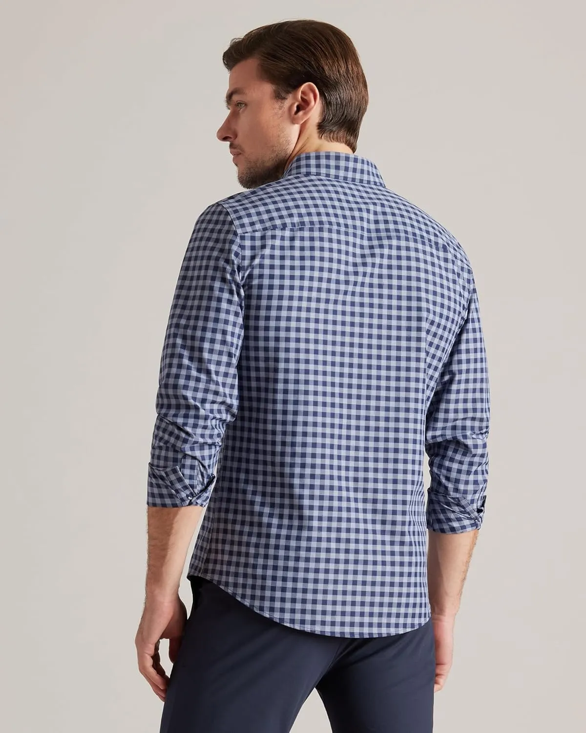 Rhone Men's State of Mind Shirt, Slim Fit Button Down Shirt, Performance Fabric, Anti Odor