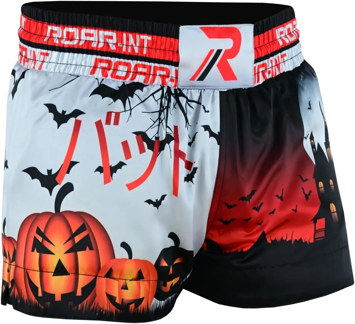 ROAR-INT Kid's Muay Thai Shorts Martial Arts MMA Kickboxing Shorts for Boys Girls Boxing Trunks Shorts
