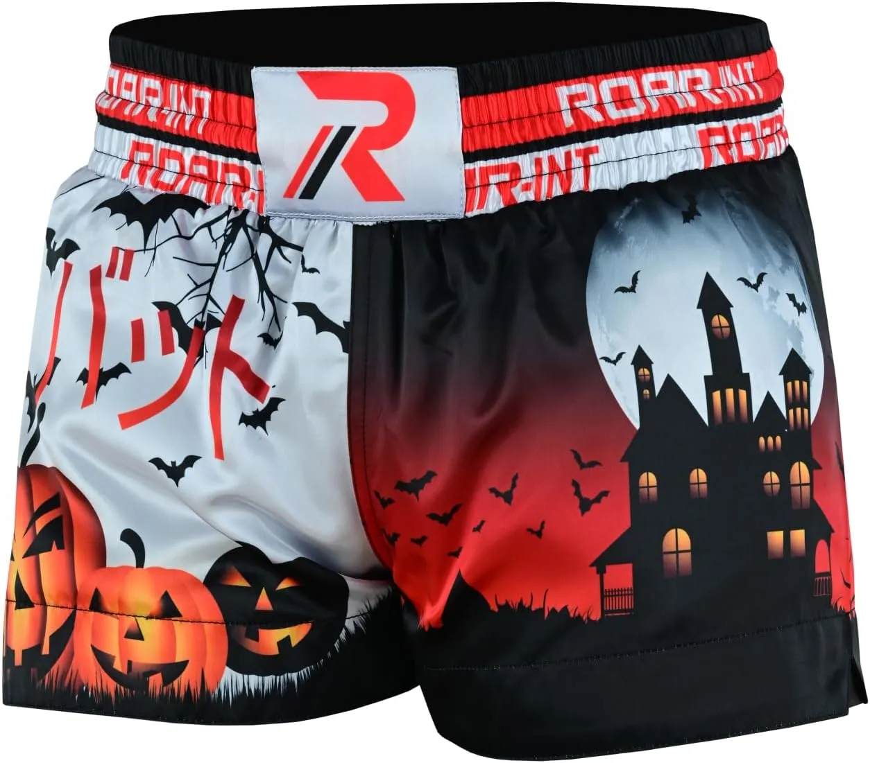 ROAR-INT Kid's Muay Thai Shorts Martial Arts MMA Kickboxing Shorts for Boys Girls Boxing Trunks Shorts