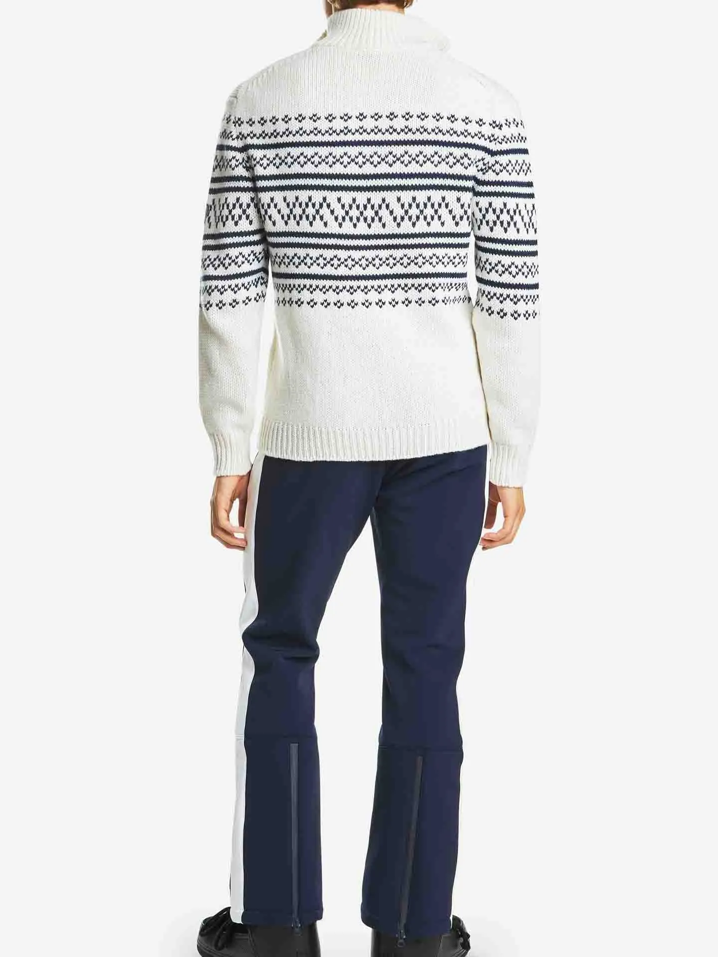 Setesdal Zip Up Sweater Men Off White