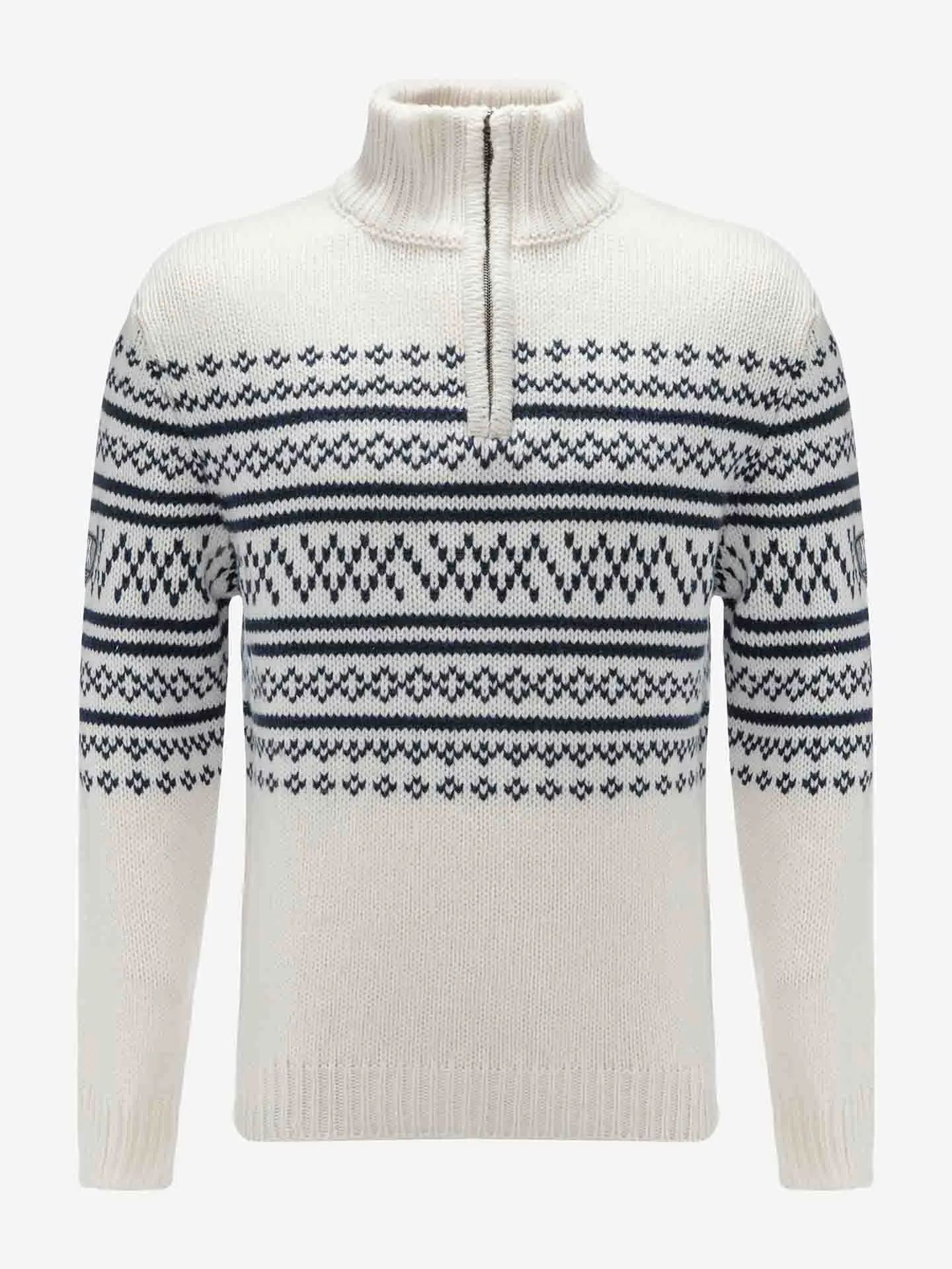 Setesdal Zip Up Sweater Men Off White