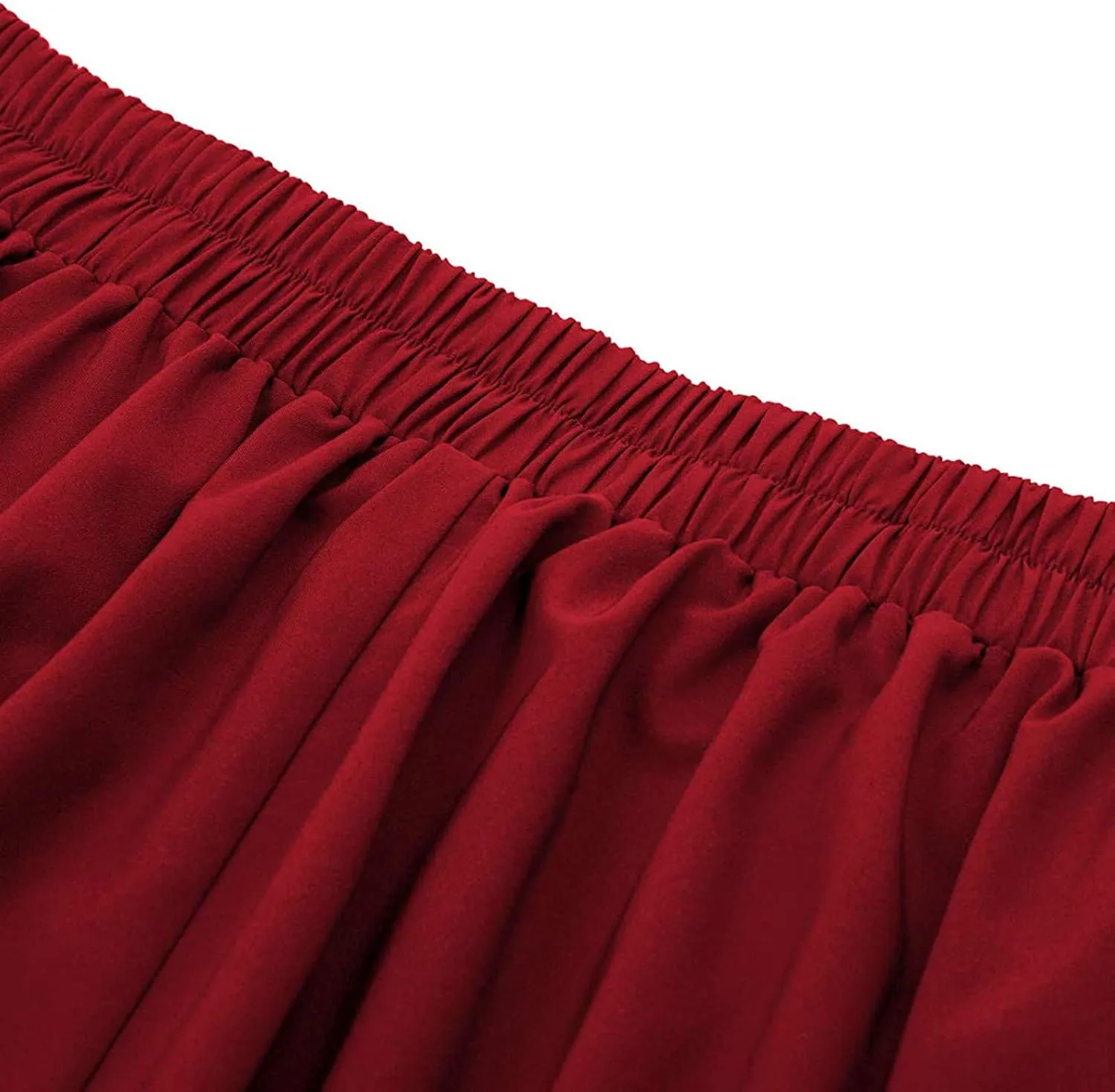 Skirts for Women Midi Length Fashion Pleated Casual High Skirt Waist Vintage Women Skirt Adjustable Pleated Skirt Girl