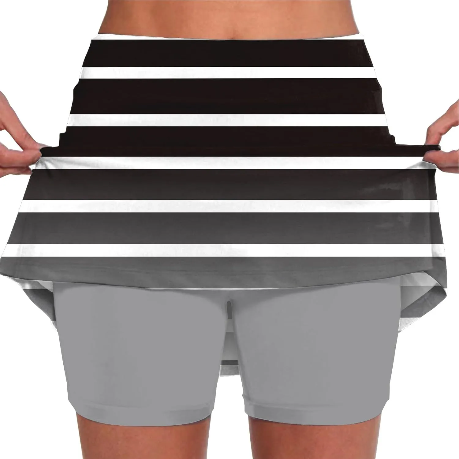 Skorts for Woman 2025 Summer with Pockets Casual Soft Breathable Tennis Golf Skirts Plus Size Pants Running Outfits