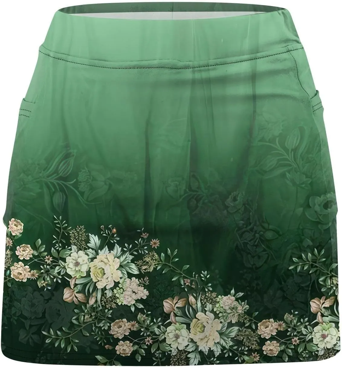 Skorts for Women Dressy Casual with Pockets Floral Print Plus Size Athletic Yoga Shorts Mini Tennis Skirt 2025