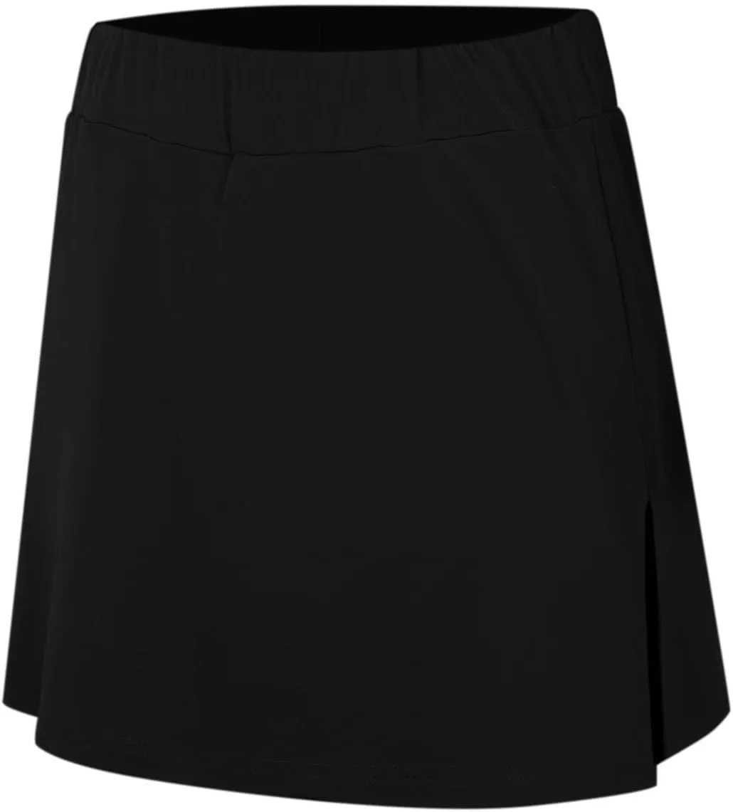 Skorts for Women Dressy High Waist Soft Lightweight Casual Tummy Control Skirt Plus Size Tennis Skirt with Pockets