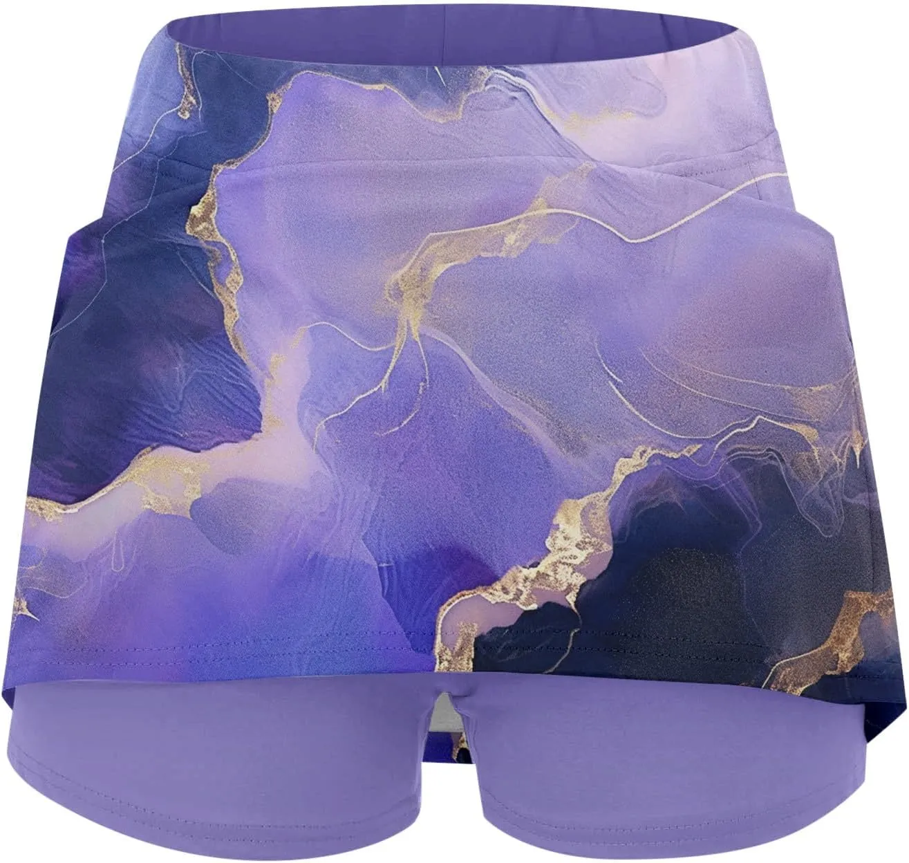 Skorts for Women High Waisted Athletic Tennis Skirt Shorts Lightweight Tummy Control Graphic Print 2025 Yoga Skirts