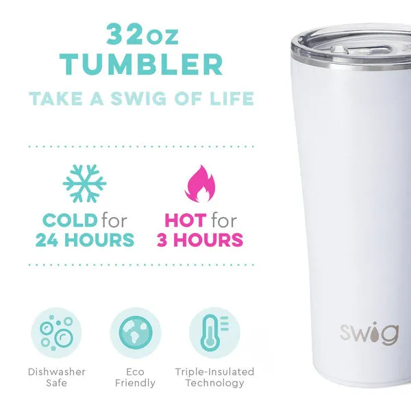 Swig Shimmer White Diamond - 32 oz Tumbler