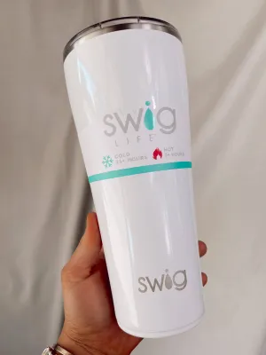Swig Shimmer White Diamond - 32 oz Tumbler