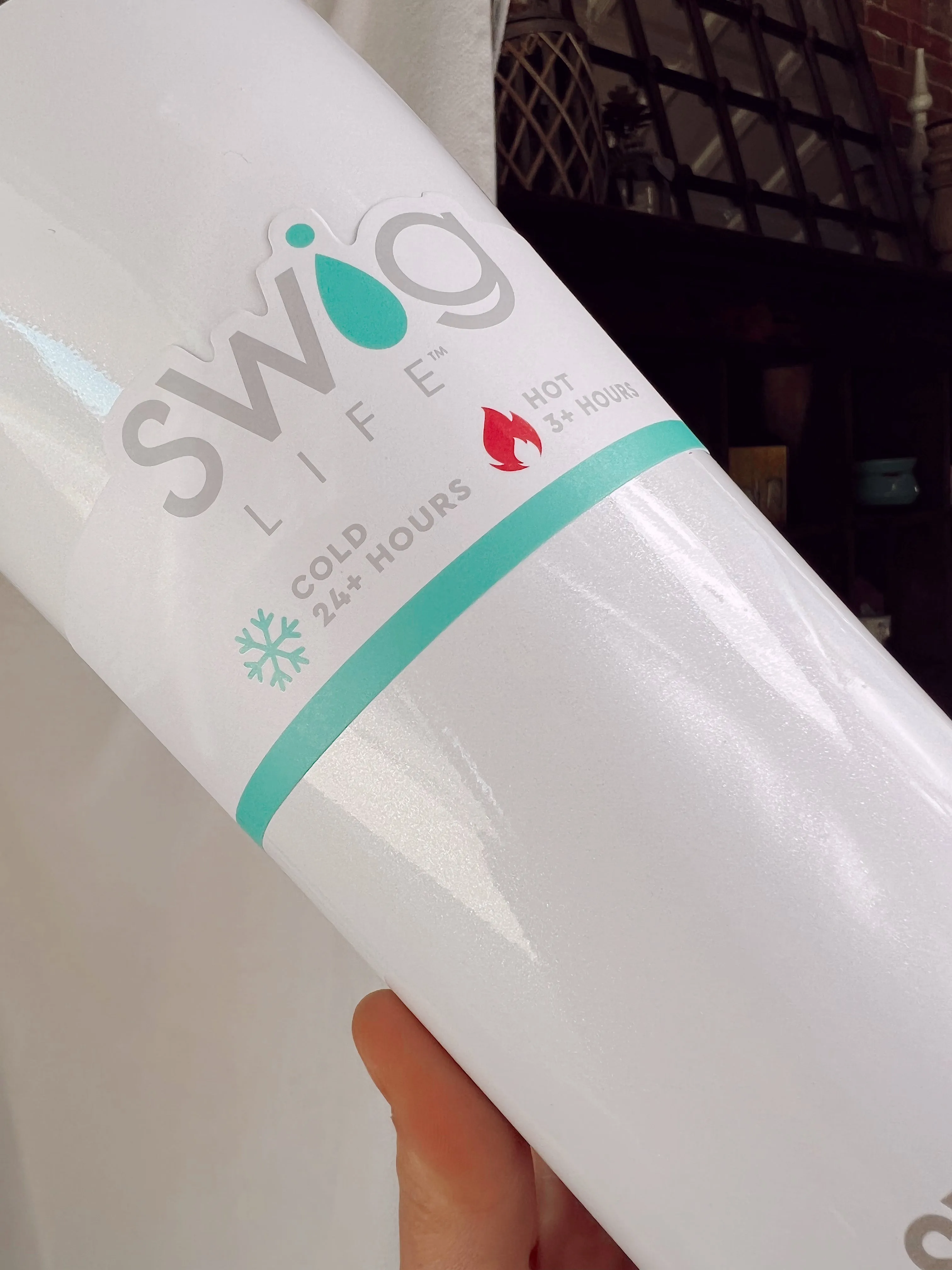 Swig Shimmer White Diamond - 32 oz Tumbler
