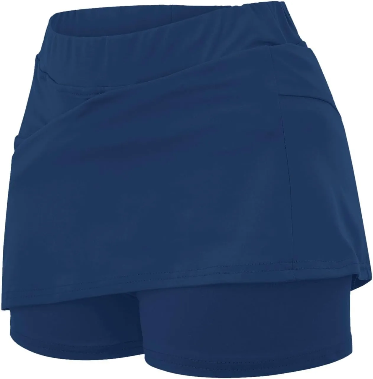 Tennis Skirt for Women with Pockets Yoga Shorts High Waisted Athletic Golf Skorts Running Workout Skirts 2 in 1 S-5XL