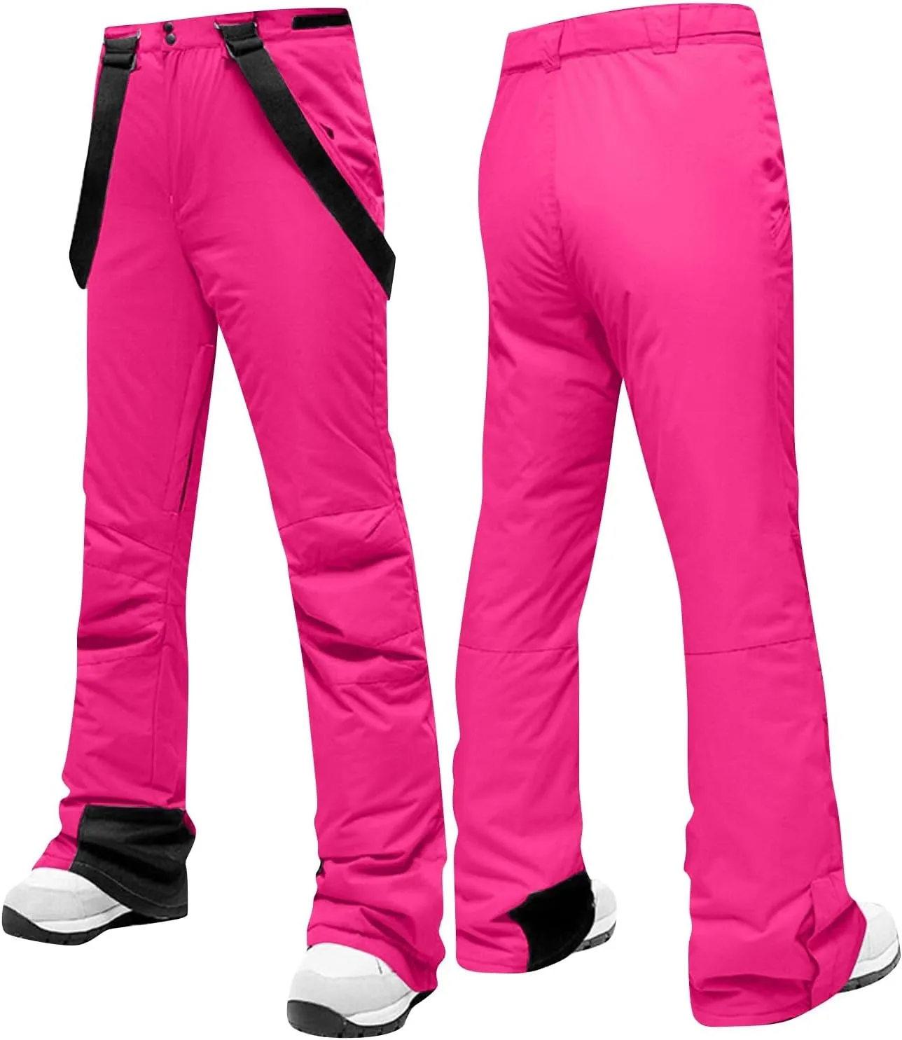 Unisex Adult Snow Pants Snow Bibs Baggy Ski Pants Snowboard Overall Waterproof Insulated Warm Winter Clothes