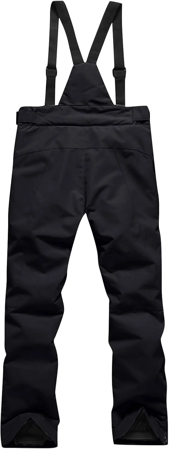 Unisex Adult Snow Pants Snow Bibs Baggy Ski Pants Snowboard Overall Waterproof Insulated Warm Winter Clothes