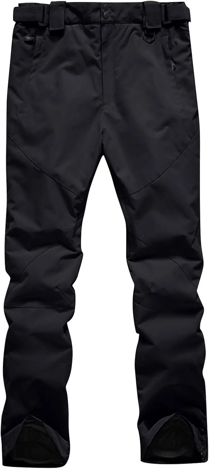 Unisex Adult Snow Pants Snow Bibs Baggy Ski Pants Snowboard Overall Waterproof Insulated Warm Winter Clothes