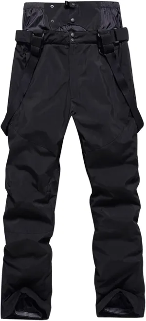 Unisex Adult Snow Pants Snow Bibs Baggy Ski Pants Snowboard Overall Waterproof Insulated Warm Winter Clothes