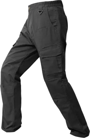 wantdo Men's Work Pants Stretch Flex Utility Cargo Tactical Pants for Men Lightweight Outdoor Hiking Pants