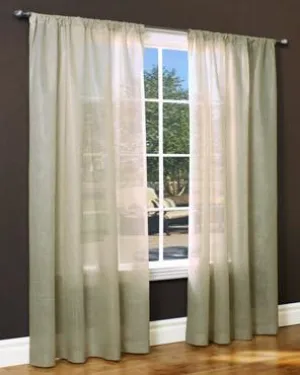 Weathervane Lined Sheer Rod Pocket Panel