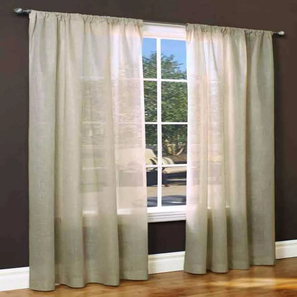 Weathervane Lined Sheer Rod Pocket Panel