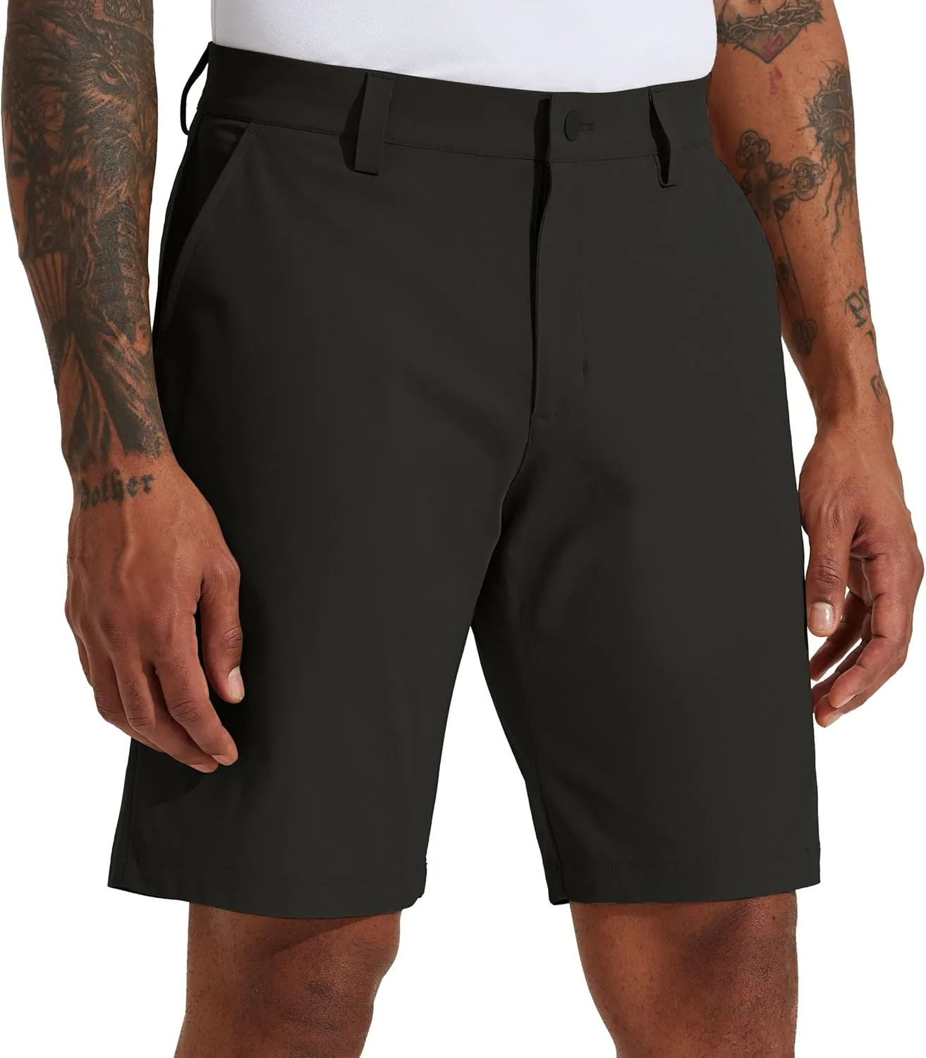 Willit Men's Golf Shorts Stretch Work Dress Shorts Quick Dry Hiking Athletic Casual Shorts with Pockets 10"