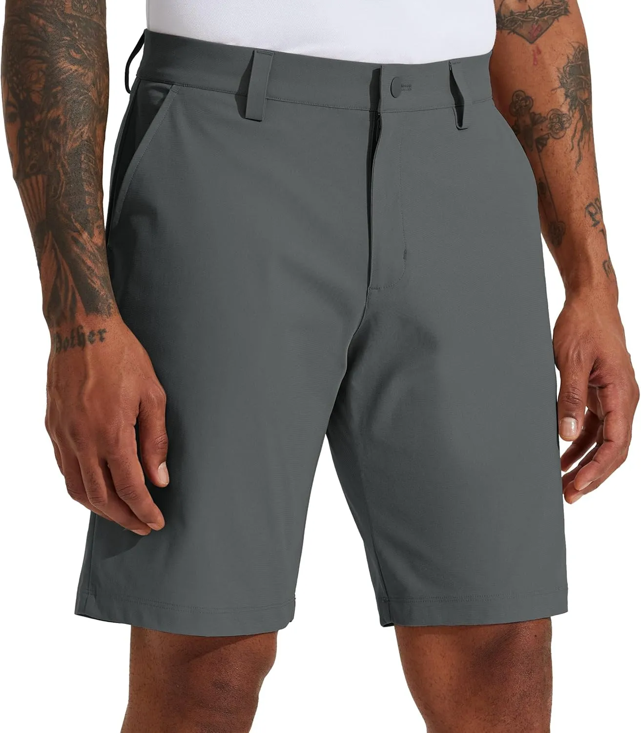Willit Men's Golf Shorts Stretch Work Dress Shorts Quick Dry Hiking Athletic Casual Shorts with Pockets 10"