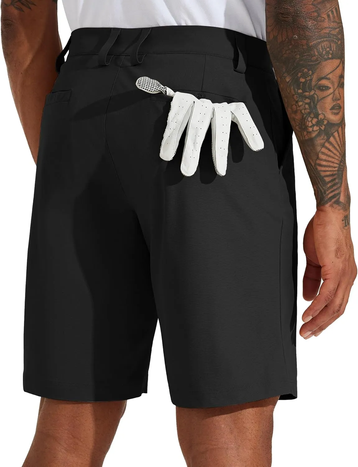 Willit Men's Golf Shorts Stretch Work Dress Shorts Quick Dry Hiking Athletic Casual Shorts with Pockets 10"