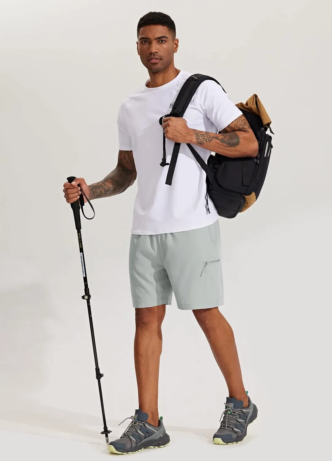 Willit Men's Hiking Cargo Shorts Quick Dry Golf Athletic Shorts 7" Lightweight Summer Shorts with Pockets