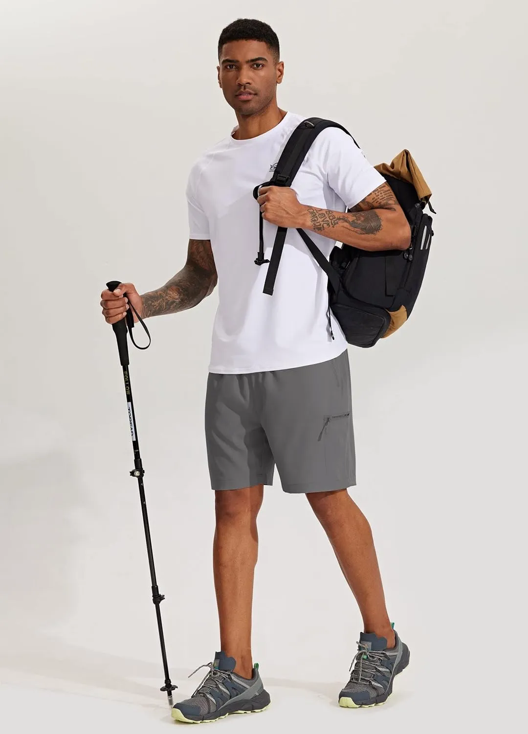 Willit Men's Hiking Cargo Shorts Quick Dry Golf Athletic Shorts 7" Lightweight Summer Shorts with Pockets