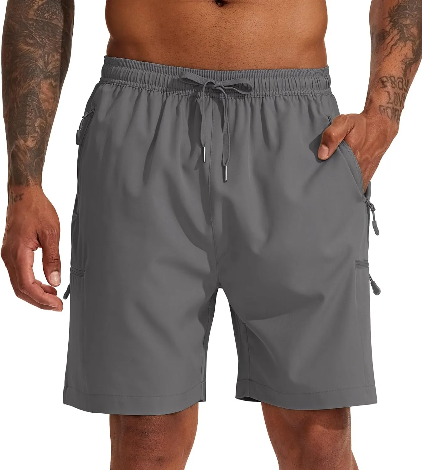 Willit Men's Hiking Cargo Shorts Quick Dry Golf Athletic Shorts 7" Lightweight Summer Shorts with Pockets