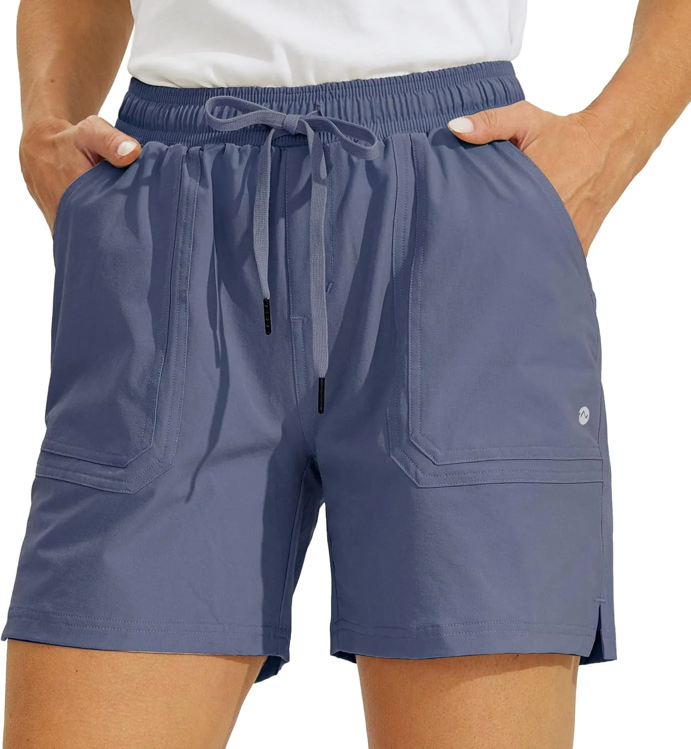 Willit Women's 5" Hiking Shorts Golf Athletic Outdoor Shorts Quick Dry Workout Summer Water Shorts with Pockets