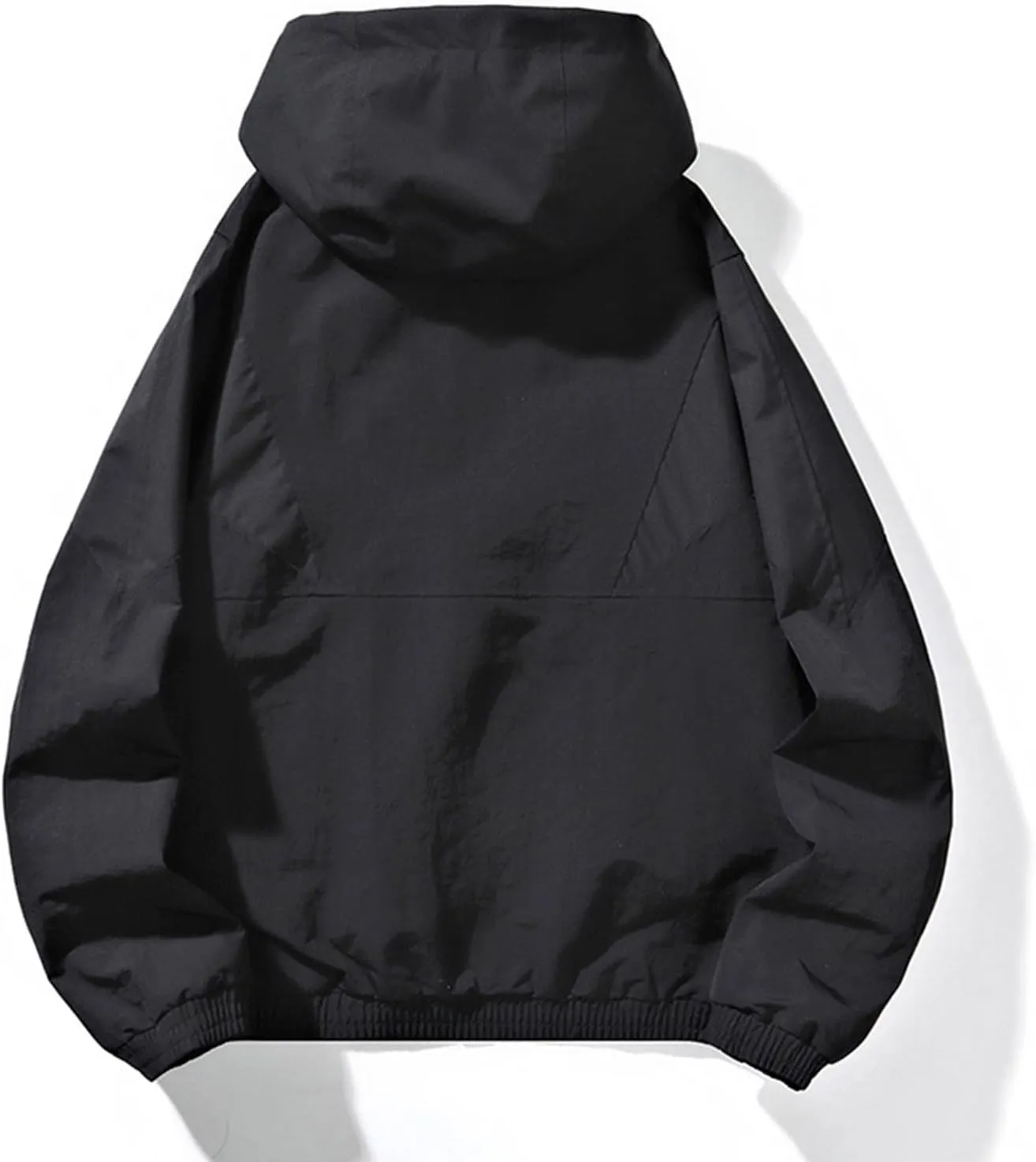Windbreaker Jackets for Men Water-Resistant Hiking Climbing Trench Jacket Winter Fleece Lined Insulated Warm Coat
