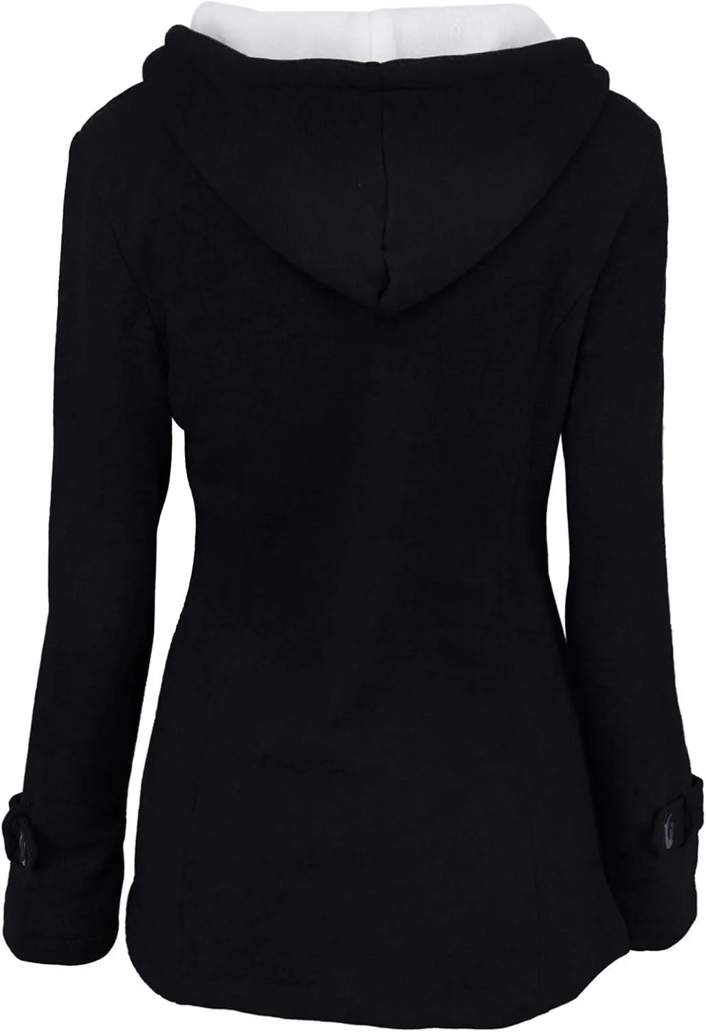 Winter Coats for Women Zip Up Hooded Utility Coats Outerwear with Pockets Plus Size Warm Sherpa Fleece Lined Jackets