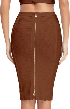 Women's Bandage Skirt High Waist Bandage Skirt Pencil Skirt