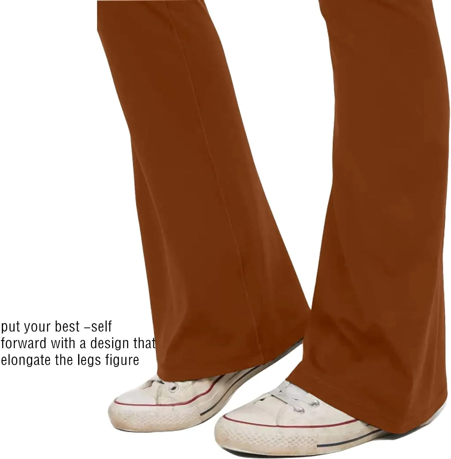 Womens Bootcut Yoga Pants Tummy Control Flare Leggings High Waist Crossover Lounge Bell Bottom Jazz Dress Baseball Pants