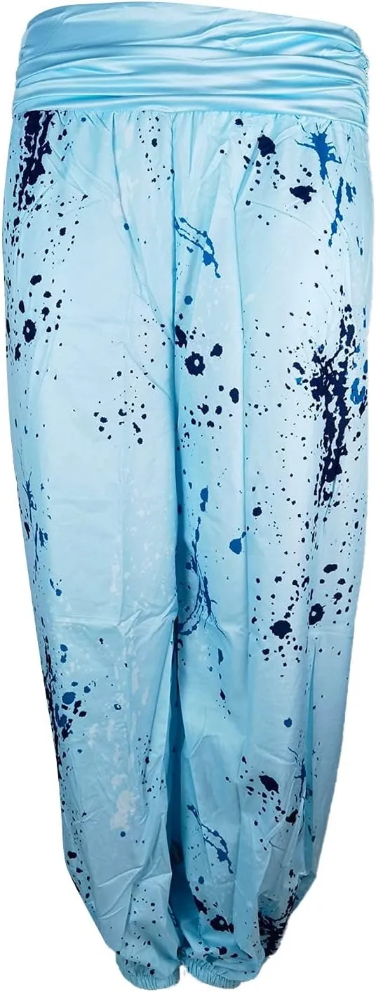 Women's Harem Pants High Waist Yoga Boho Trousers with Pockets Hippie Boho Beach Baggy Summer Baggy Joggers Plus Size