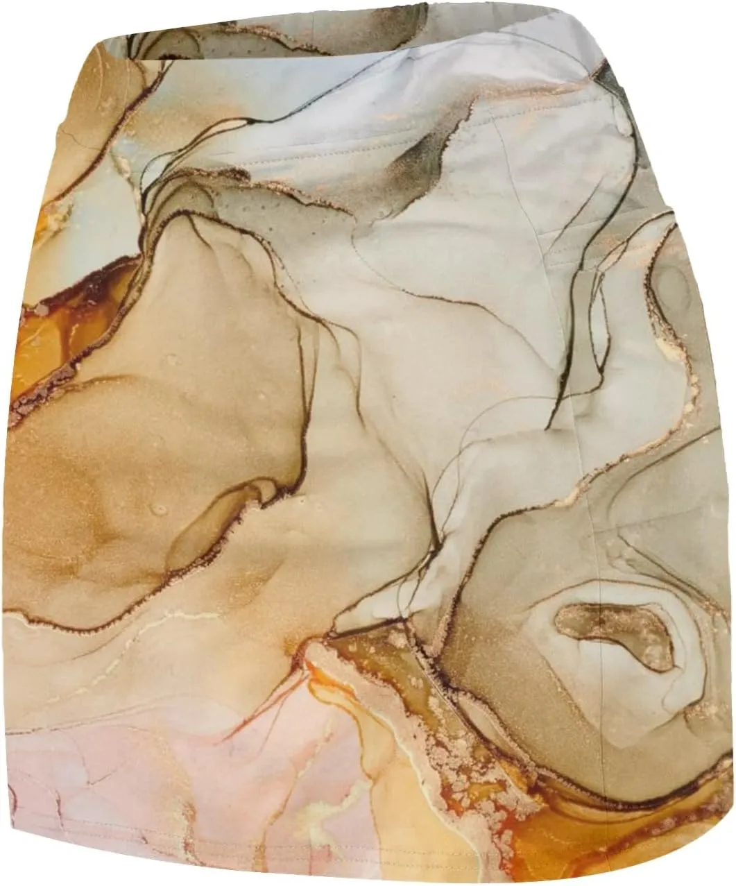 Women's Mini Tennis Skirts Plus Size Tie-Dye Print Workout Golf Skorts Summer Casual Athletic Running Yoga Shorts Underneath